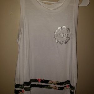Pink bling tank